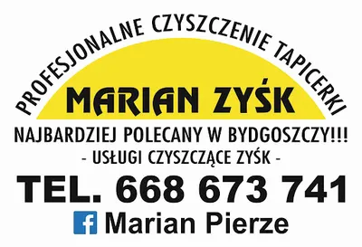 ZYŚK Usługi Czyszczące - Marian Zyśk Pranie Tapicerki Meblowej Bydgoszcz Kanapy Narożniki Fotele Krzesła Materace